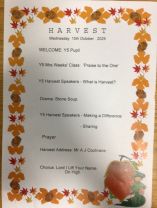 Y5 Weeks : Harvest Thanksgiving