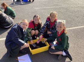 Life in Early Times Excavation in P5 Miss Gibson’s class.