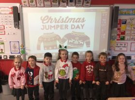 Christmas Jumper Day :- Mrs Acheson’s class