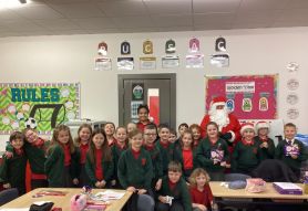 Special visitor in Mrs Kane’s class