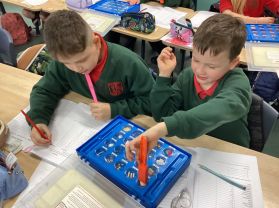 Learning about magnetism as part of WAU in P5 Room 8